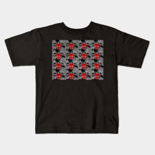 red skull pattern Kids T-Shirt